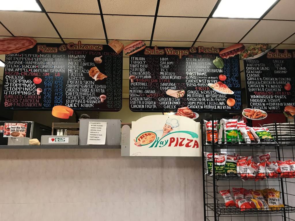 Fresh Way Pizza | restaurant | 1406 Main St, Worcester, MA 01603, USA | 5087524131 OR +1 508-752-4131