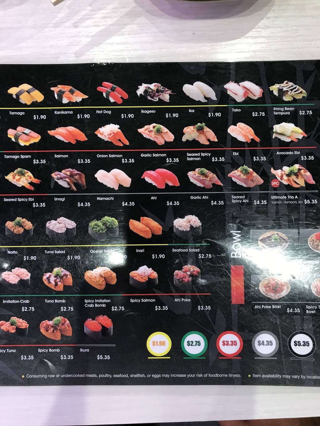 Genki Sushi | restaurant | 98-1005 Moanalua Rd #801, Aiea, HI 96701, USA | 8084855801 OR +1 808-485-5801