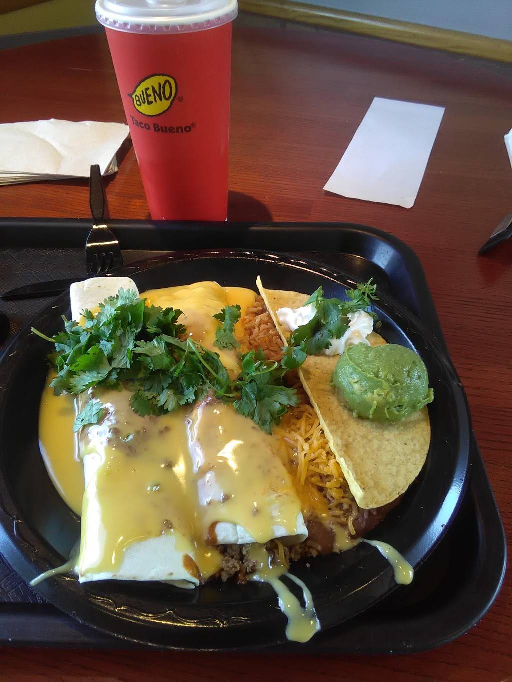 Taco Bueno | restaurant | 609 Jupiter Rd, Plano, TX 75074, USA | 9724227772 OR +1 972-422-7772