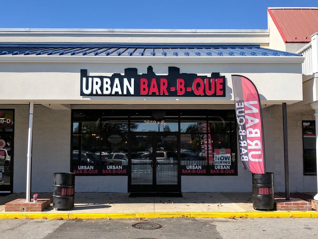 Urban Bar-B-Que | restaurant | 2659 Annapolis Rd, Hanover, MD 21076, USA | 4436853764 OR +1 443-685-3764