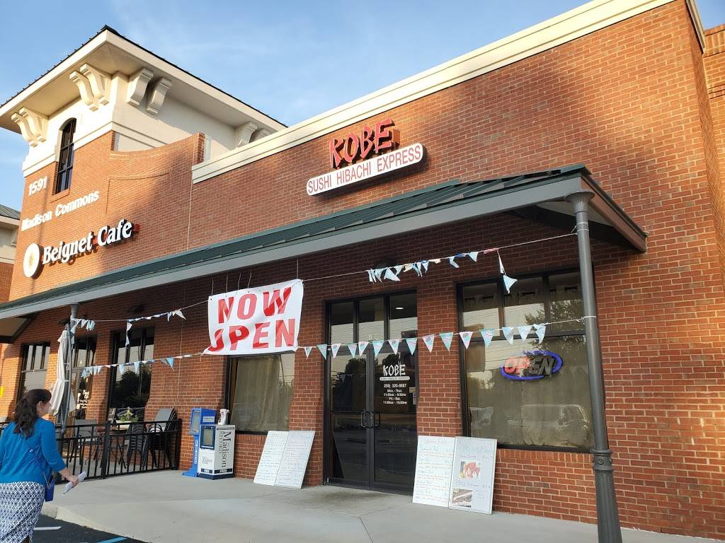 Kobe Sushi Hibachi Express | restaurant | 1591-B Hughes Rd, Madison, AL 35758, USA | 2563258887 OR +1 256-325-8887