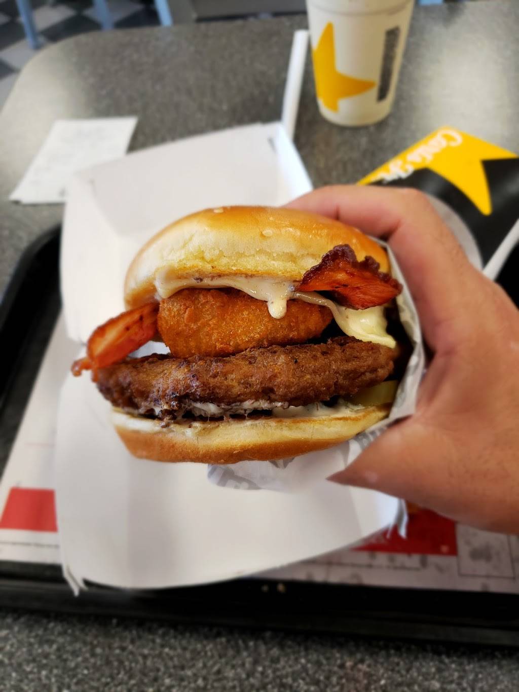 Carls Jr. | restaurant | 10148 Rosecrans Ave, Bellflower, CA 90706, USA | 5624612906 OR +1 562-461-2906