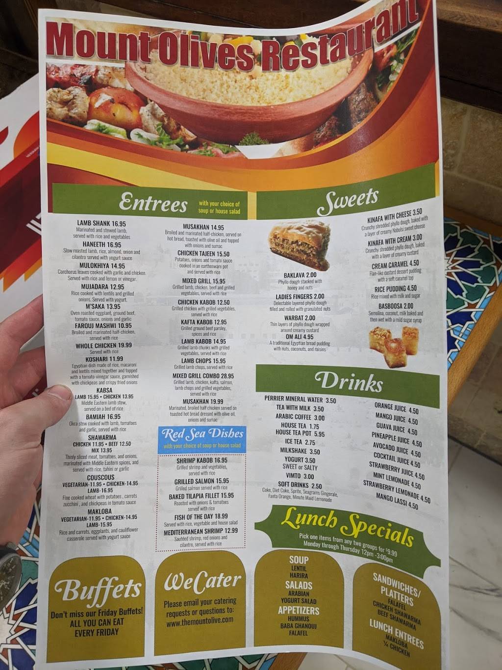 mount olive restaurant | restaurant | 3405 Payne St, Falls Church, VA 22041, USA | 5713477970 OR +1 571-347-7970