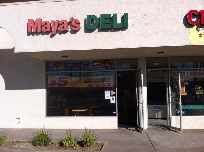 Mayas Deli | restaurant | 450 Fletcher Pkwy #114, El Cajon, CA 92020, USA | 6194012400 OR +1 619-401-2400