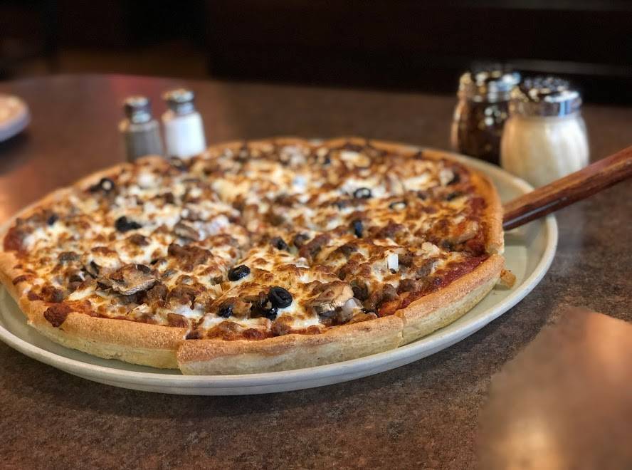 Godfathers Pizza | meal takeaway | 18691 Clay Rd, Houston, TX 77084, USA | 8324271492 OR +1 832-427-1492