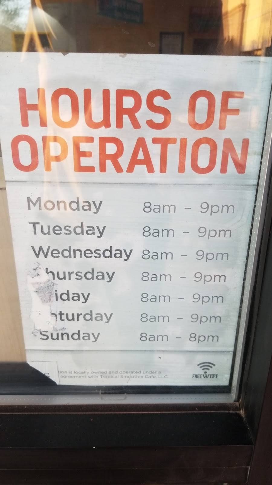 Tropical Smoothie Cafe | restaurant | 10140 W Tropicana Ave #126, Las Vegas, NV 89147, USA | 7028151931 OR +1 702-815-1931