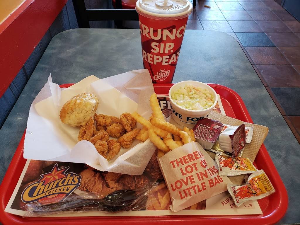 Churchs Chicken | restaurant | 6260 S 35th Ave #170, Phoenix, AZ 85040, USA | 6022325737 OR +1 602-232-5737
