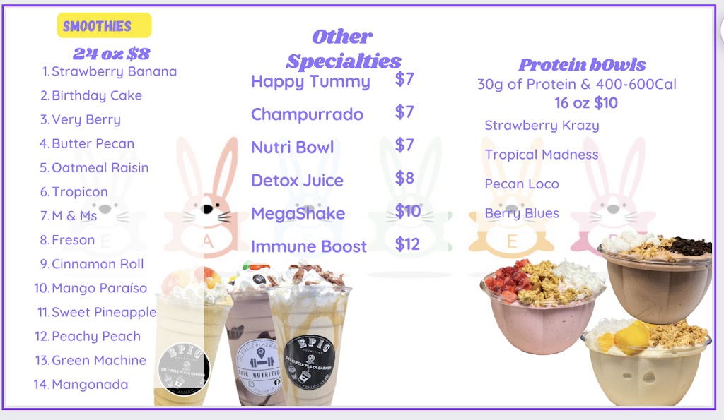 Epic Nutrition Nc | restaurant | 521 Plaza Cir, Garner, NC 27529, USA | 9842043982 OR +1 984-204-3982