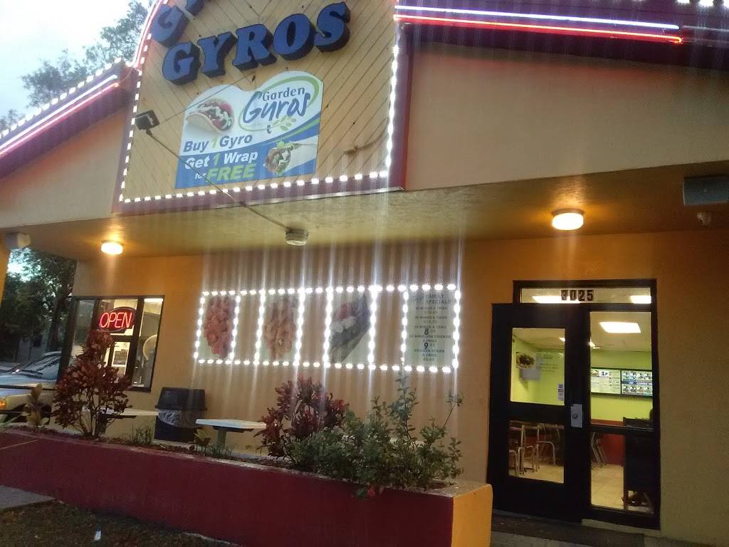 Garden Gyros | restaurant | 3025 E Busch Blvd, Tampa, FL 33612, USA | 8139806600 OR +1 813-980-6600