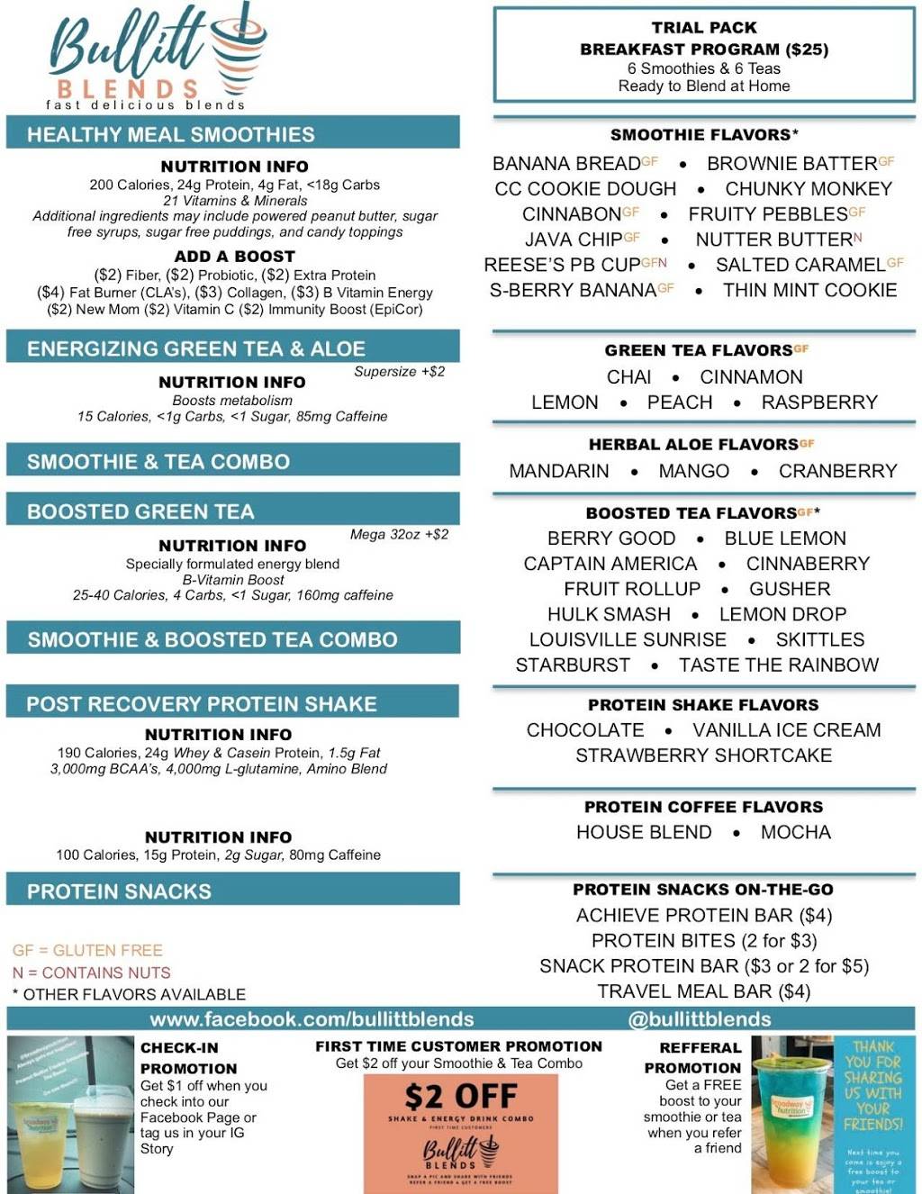 Bullitt Blends | restaurant | 544 Conestoga Pkwy Suite 35, Shepherdsville, KY 40165, USA | 5024144012 OR +1 502-414-4012