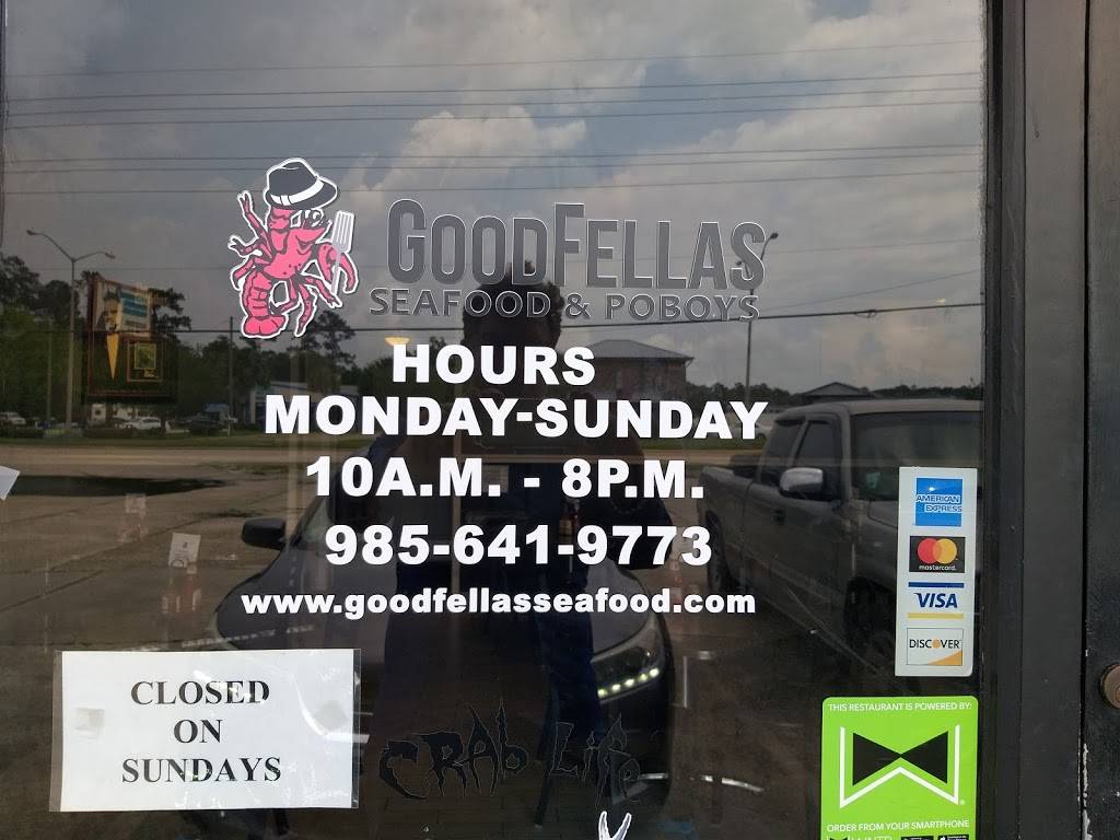 GoodFellas | restaurant | 1800 Old Spanish Trail, Slidell, LA 70458, USA | 9856419773 OR +1 985-641-9773