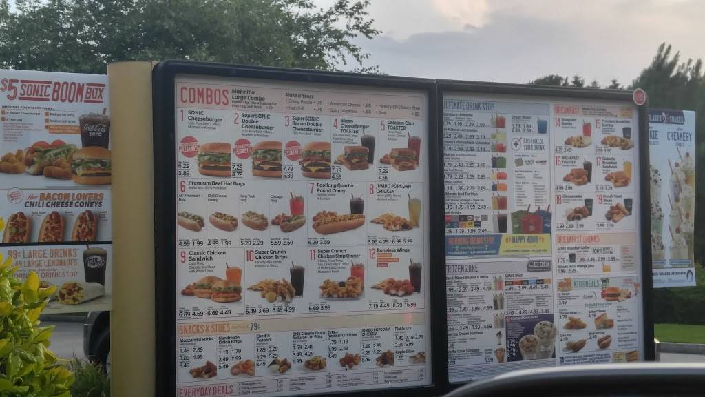 Sonic Drive-In | restaurant | 1907 Greenville Blvd SE, Greenville, NC 27858, USA | 2527525054 OR +1 252-752-5054