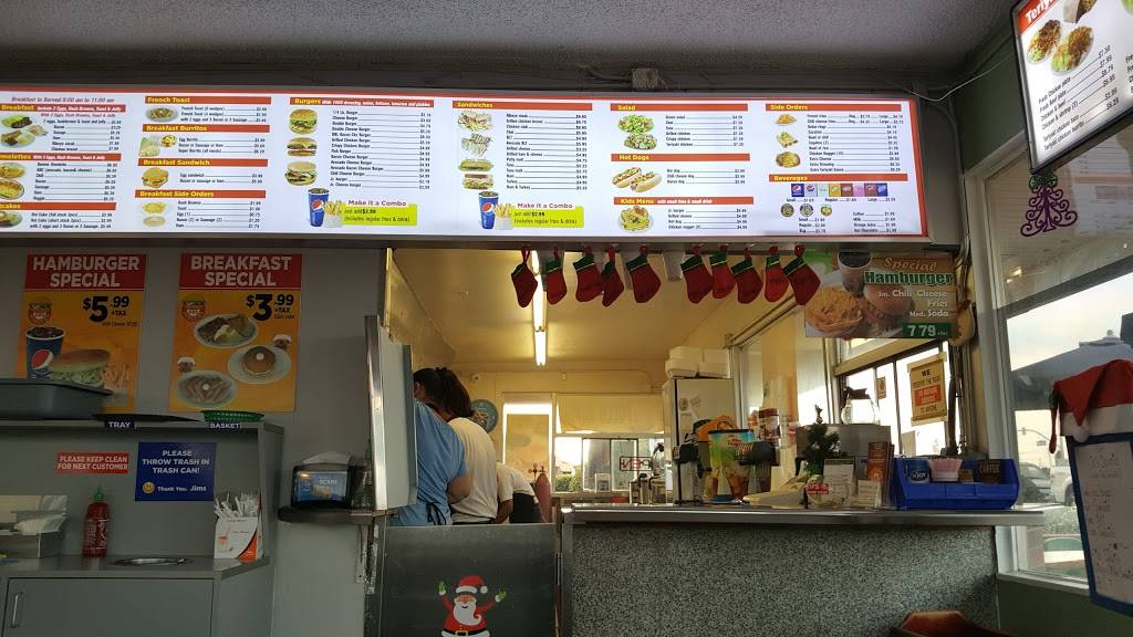 Jims Burgers | restaurant | 7322 Firestone Blvd, Downey, CA 90241, USA | 5629271178 OR +1 562-927-1178