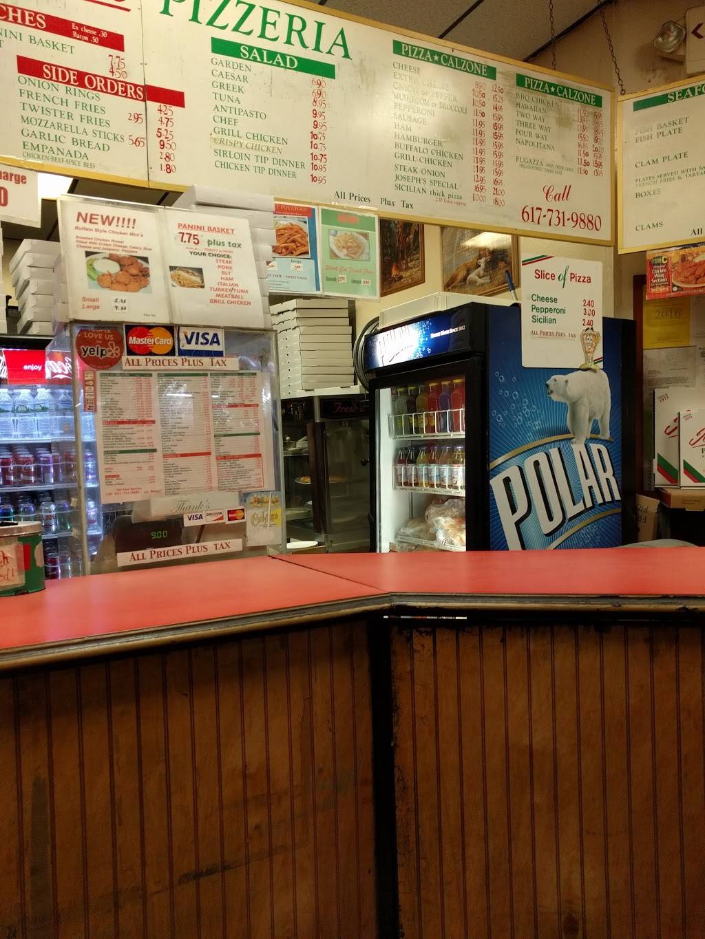 Josephs Sub Shop & Pizza | restaurant | 8 S Huntington Ave, Jamaica Plain, MA 02130, USA | 6177319880 OR +1 617-731-9880