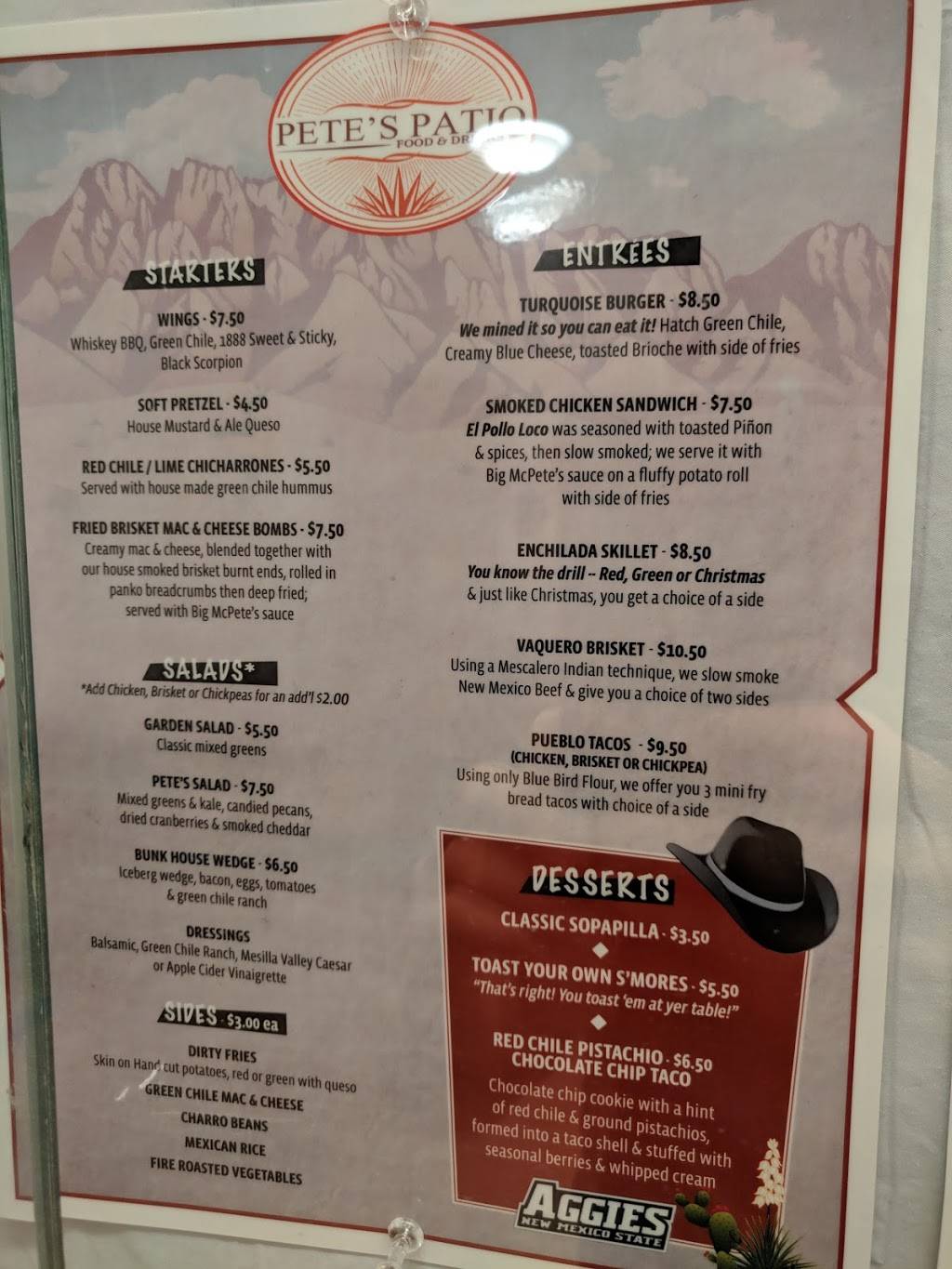 Petes Patio | restaurant | Atrium at 1600, International Mall, Las Cruces, NM 88003, USA | 5756464801 OR +1 575-646-4801