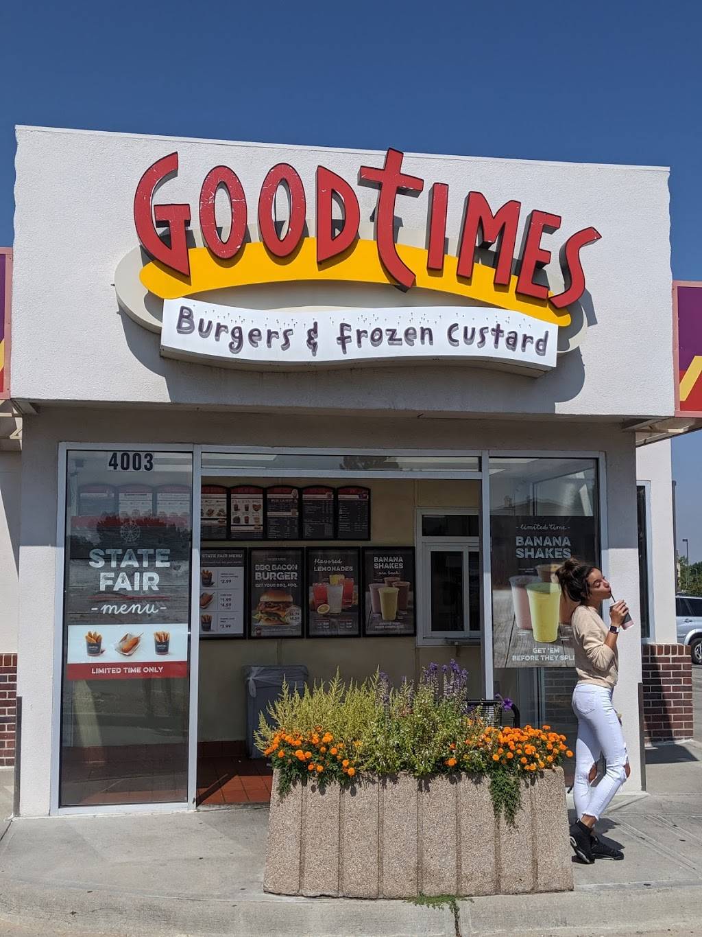 Good Times Burgers & Frozen Custard | restaurant | 4003 E 120th Ave, Thornton, CO 80233, USA | 3032520013 OR +1 303-252-0013