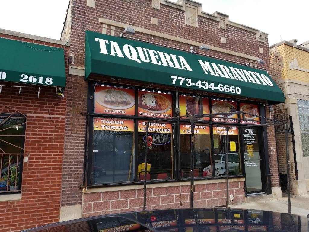 Taquería Maravatio | restaurant | 2618 W 59th St, Chicago, IL 60629, USA | 7734346660 OR +1 773-434-6660
