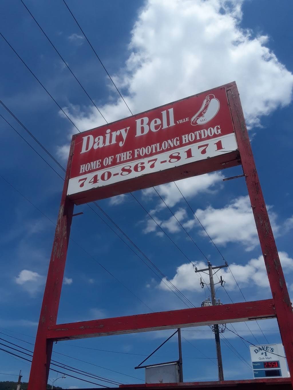 Dairy Bell | restaurant | 595 3rd Ave, Chesapeake, OH 45619, USA | 7408678171 OR +1 740-867-8171