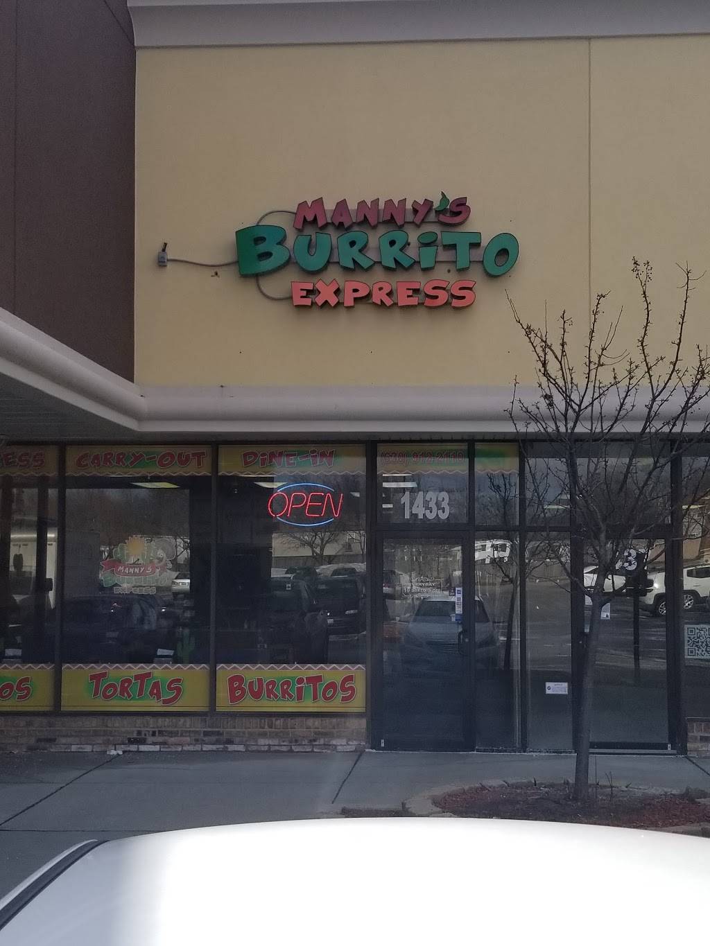 Manny’s Burrito Express | restaurant | 1433 W Schaumburg Rd, Schaumburg, IL 60194, USA | 6309122110 OR +1 630-912-2110
