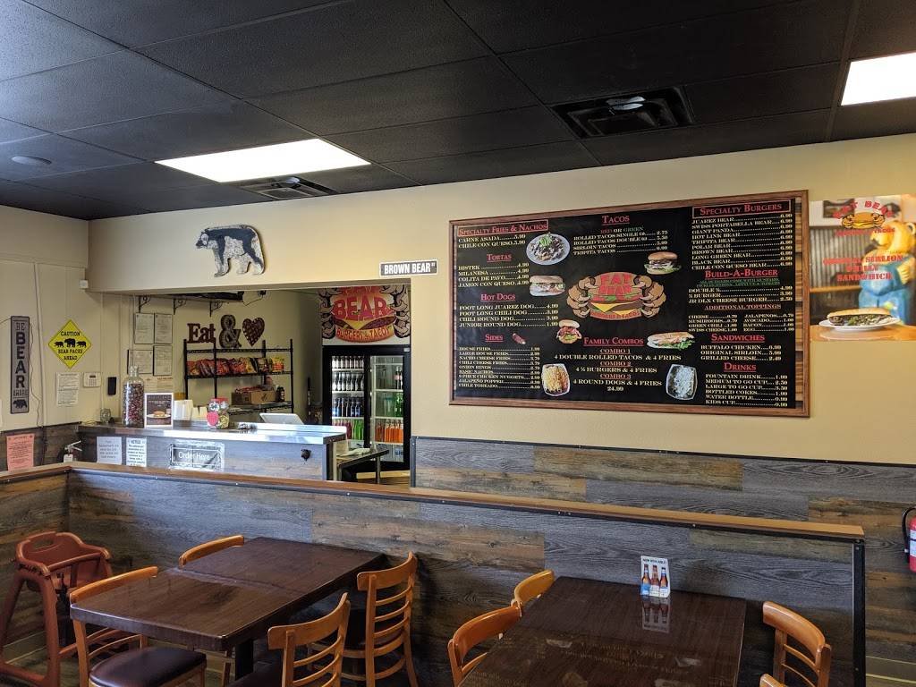 Fat Bear Burgers & Tacos | restaurant | 4854 N Mesa St UNIT 102, El Paso, TX 79912, USA | 9153040206 OR +1 915-304-0206