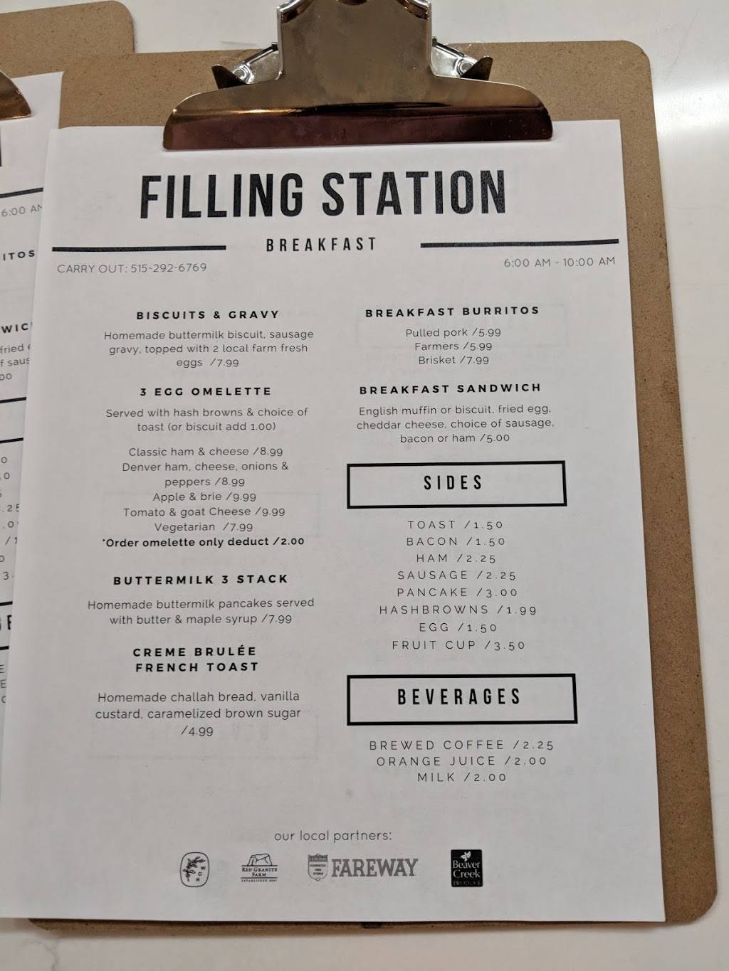 The Filling Station | restaurant | 2400 S University Blvd, Ames, IA 50010, USA | 5152926769 OR +1 515-292-6769