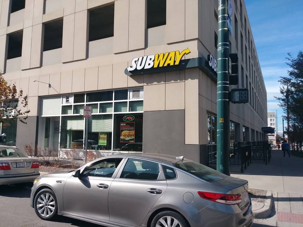 Subway | meal takeaway | 434 W 14th Ave, Denver, CO 80204, USA | 3035345466 OR +1 303-534-5466