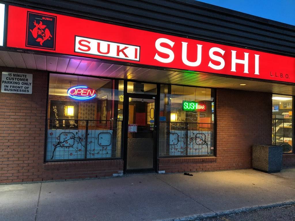 Suki Sushi | restaurant | 347 Erb St W #4, Waterloo, ON N2L 1W4, Canada | 5197461566 OR +1 519-746-1566