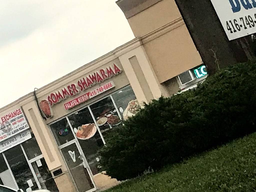 Shawarma Sommer Inc. | restaurant | 1747 Albion Rd, Etobicoke, ON M9V 1C3, Canada | 4167496666 OR +1 416-749-6666