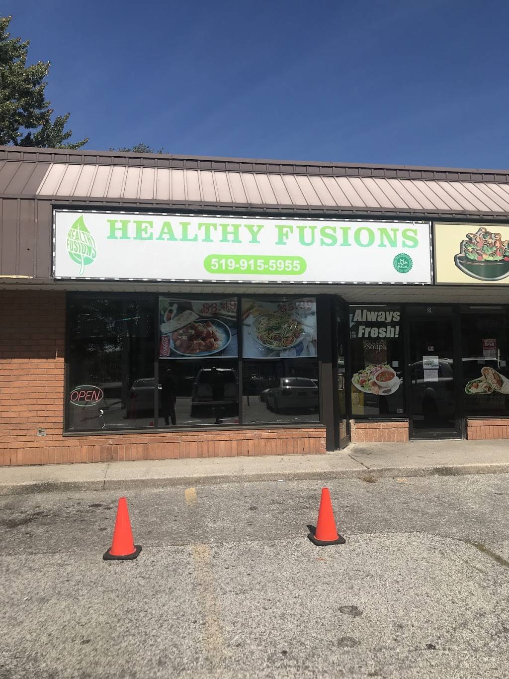 Healthy Fusions | restaurant | 2240 Wyandotte St W, Windsor, ON N9B 1K2, Canada | 5199155955 OR +1 519-915-5955