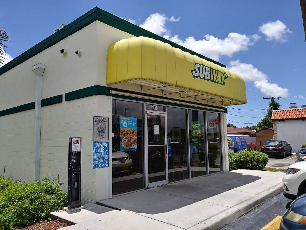 Subway Restaurants | restaurant | 801 E 8th Ave, Hialeah, FL 33010, USA | 3058882001 OR +1 305-888-2001