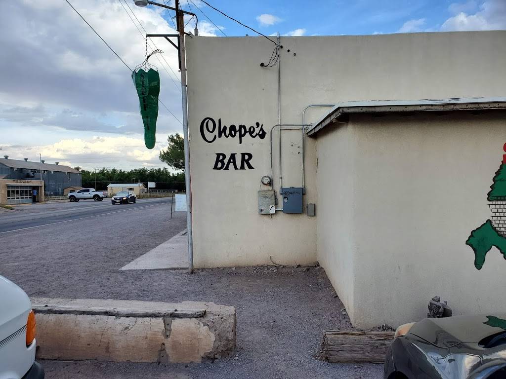 Chopes Bar & Cafe | restaurant | 16145 NM-28, La Mesa, NM 88044, USA | 5752333420 OR +1 575-233-3420