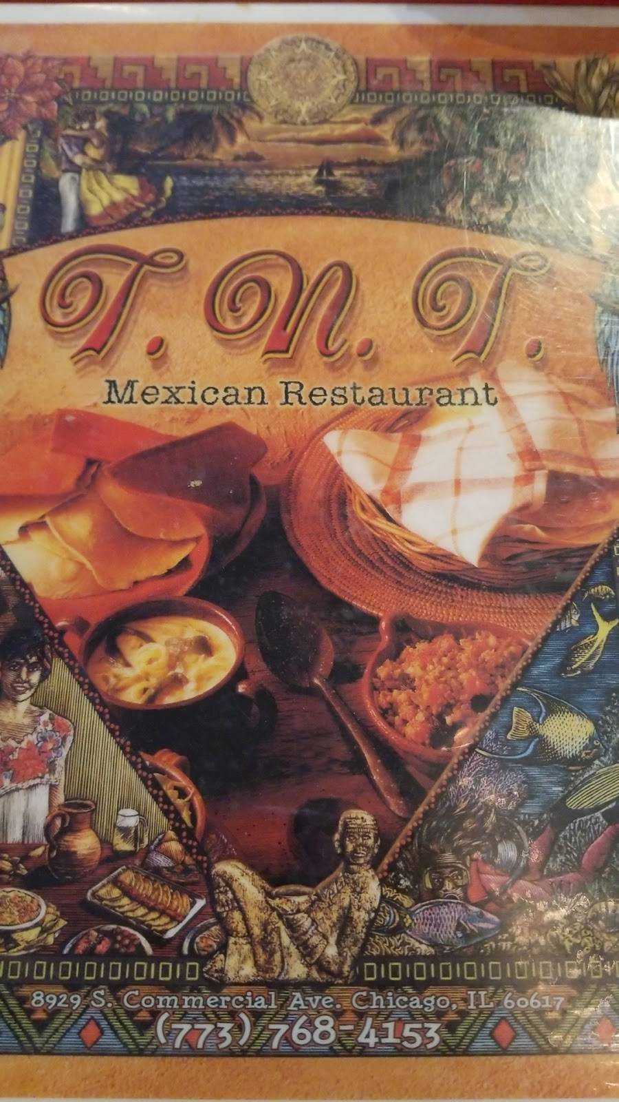 Tnt Mexican Restaurant | restaurant | 8929 S Commercial Ave, Chicago, IL 60617, USA | 7737684153 OR +1 773-768-4153