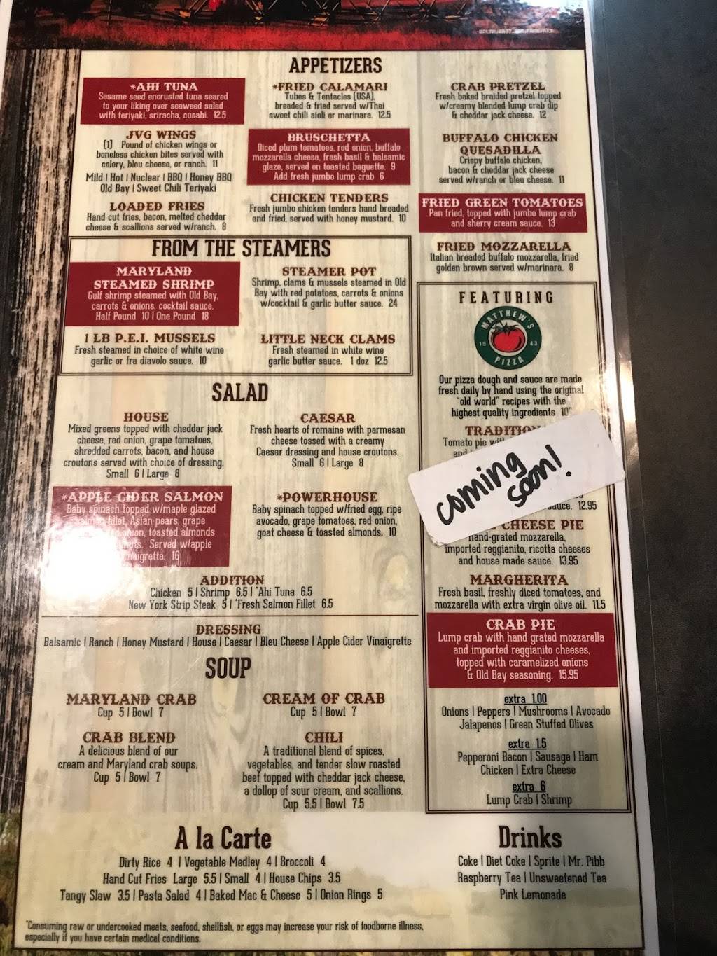 JVille Grille | restaurant | 3701 Federal Hill Rd, Jarrettsville, MD 21084, USA | 4106924888 OR +1 410-692-4888