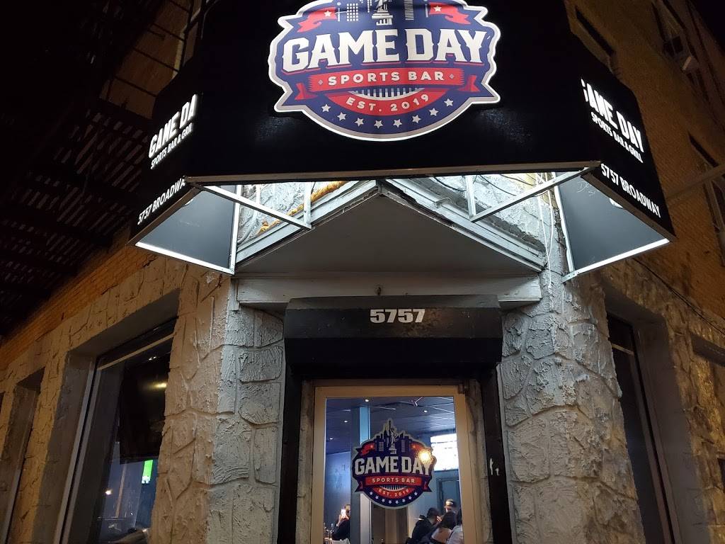 Game Day Sports Bar | restaurant | 5757 Broadway, The Bronx, NY 10463, USA | 7185481782 OR +1 718-548-1782