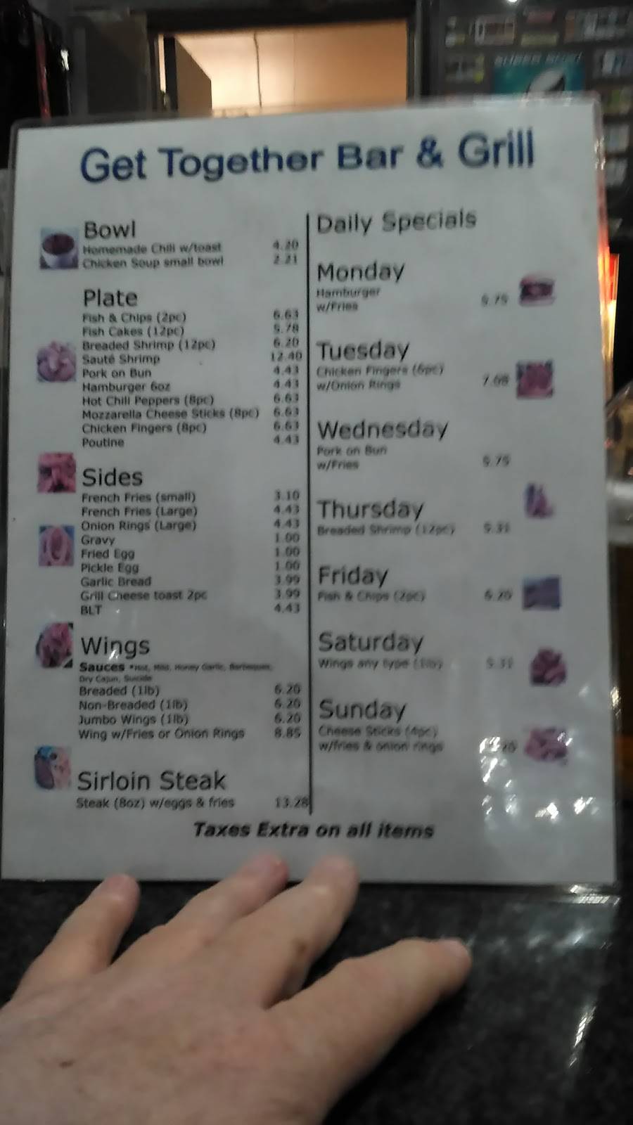 Get Together Bar & Grille | restaurant | 253 Kenilworth Ave N, Hamilton, ON L8H 4S6, Canada | 9055441950 OR +1 905-544-1950