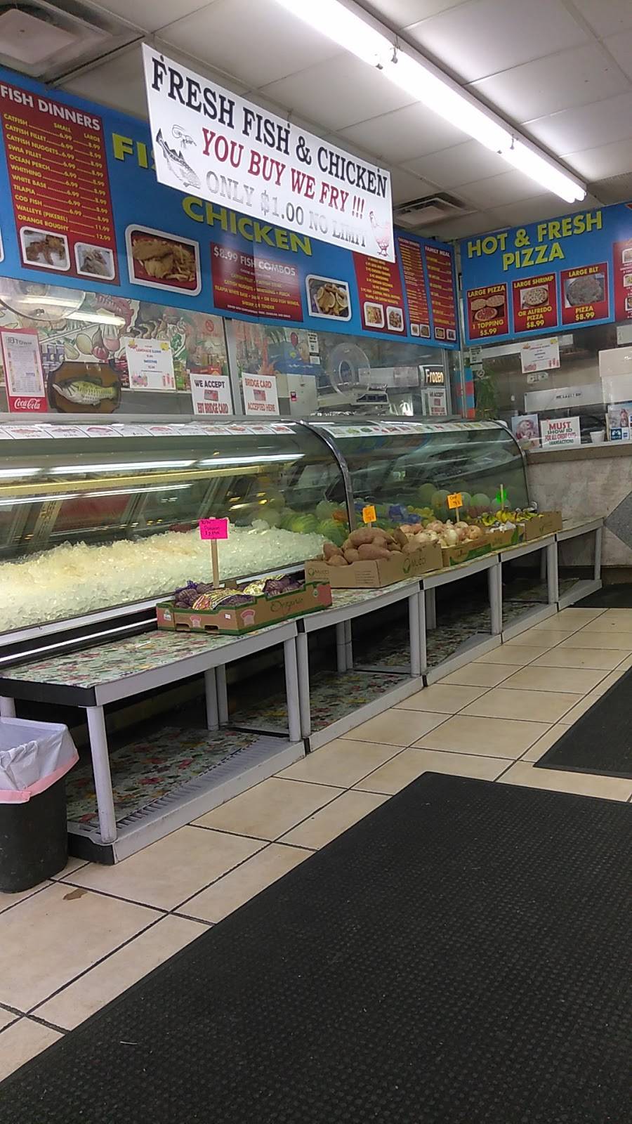 D Town Fish and Soul Food | restaurant | 18221 Eight Mile Rd, Detroit, MI 48219, USA | 3135352222 OR +1 313-535-2222