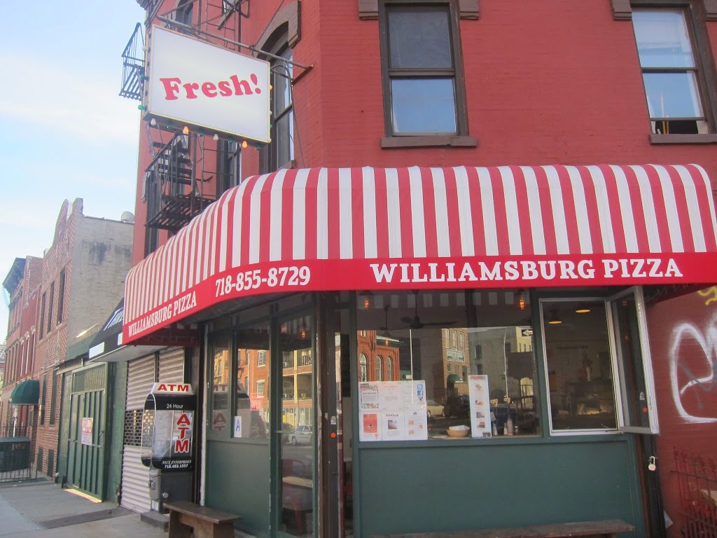 Williamsburg Pizza | meal delivery | 265 Union Ave, Brooklyn, NY 11211, USA | 7188558729 OR +1 718-855-8729