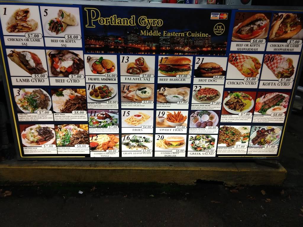 Portland Gyro | restaurant | SW 4th Ave &, SW Hall St, Portland, OR 97201, USA | 5039648459 OR +1 503-964-8459