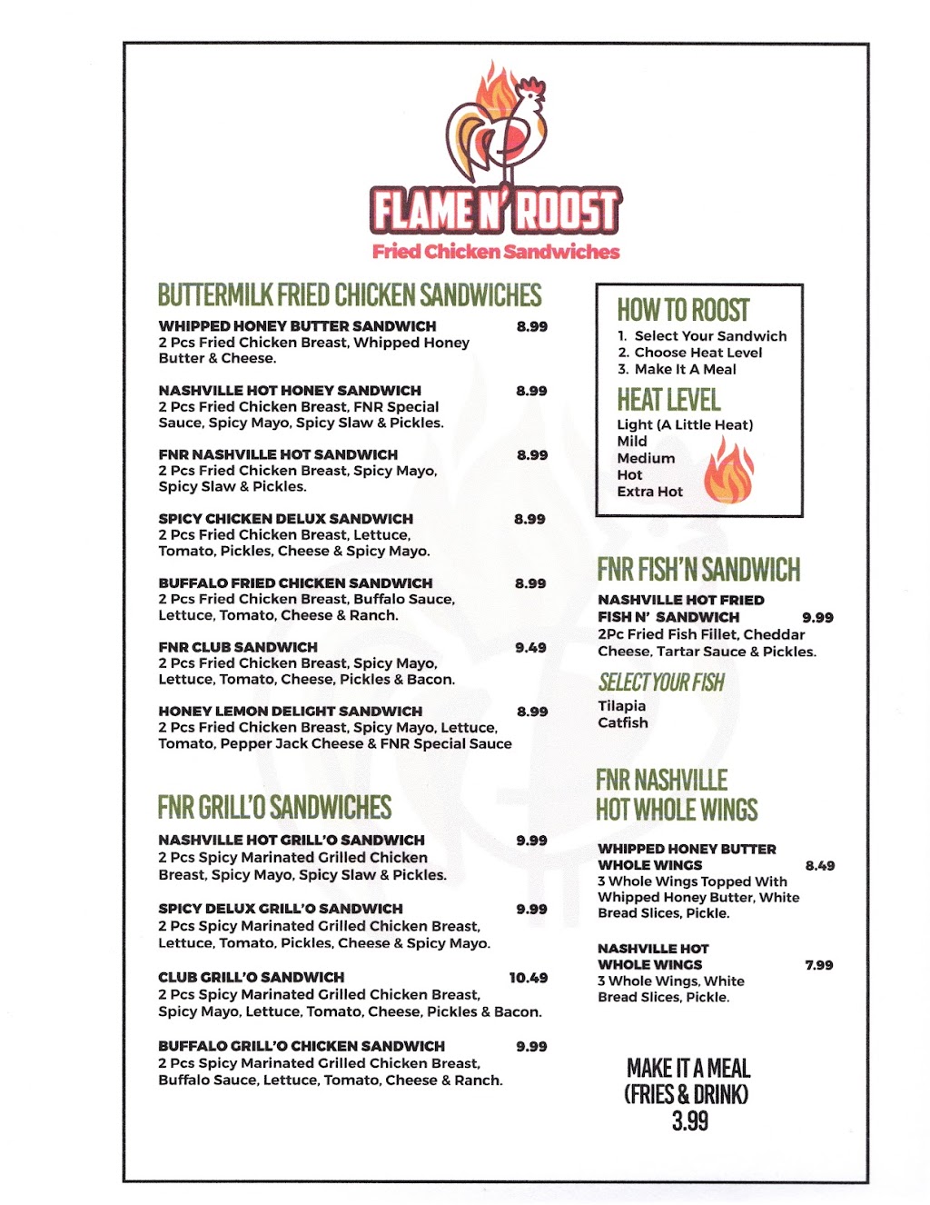 Flame n Roost | restaurant | 15500 Annapolis Rd, Bowie, MD 20715, USA | 3018059464 OR +1 301-805-9464