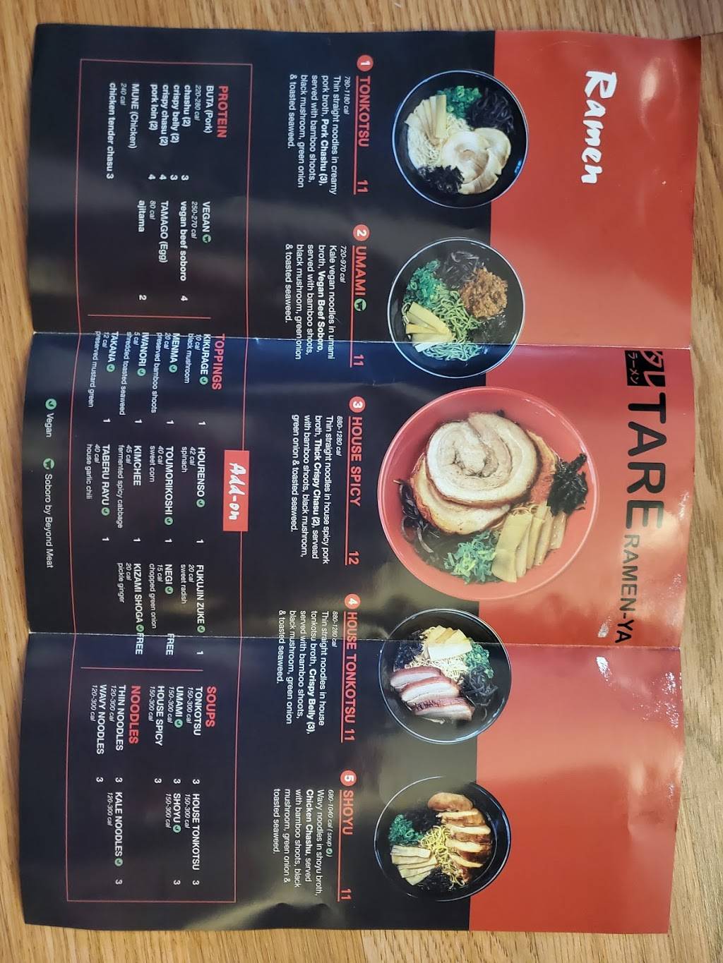 Tare Ramen-Ya | restaurant | 8420 Balboa Blvd, Northridge, CA 91325, USA | 8188307756 OR +1 818-830-7756