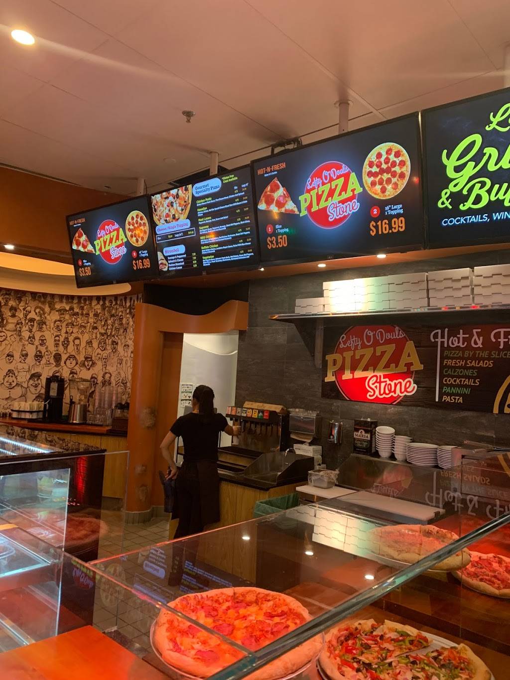 Leftys Pizza Stone | Hand-Tossed Pizza | restaurant | 145 Jefferson St #400a, San Francisco, CA 94133, USA | 4159828900 OR +1 415-982-8900