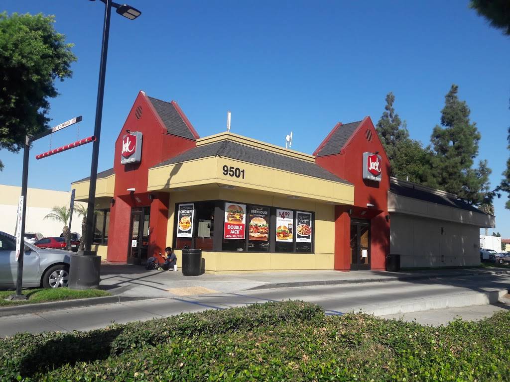 Jack in the Box | restaurant | 9501 Imperial Hwy, Downey, CA 90242, USA | 5628037900 OR +1 562-803-7900