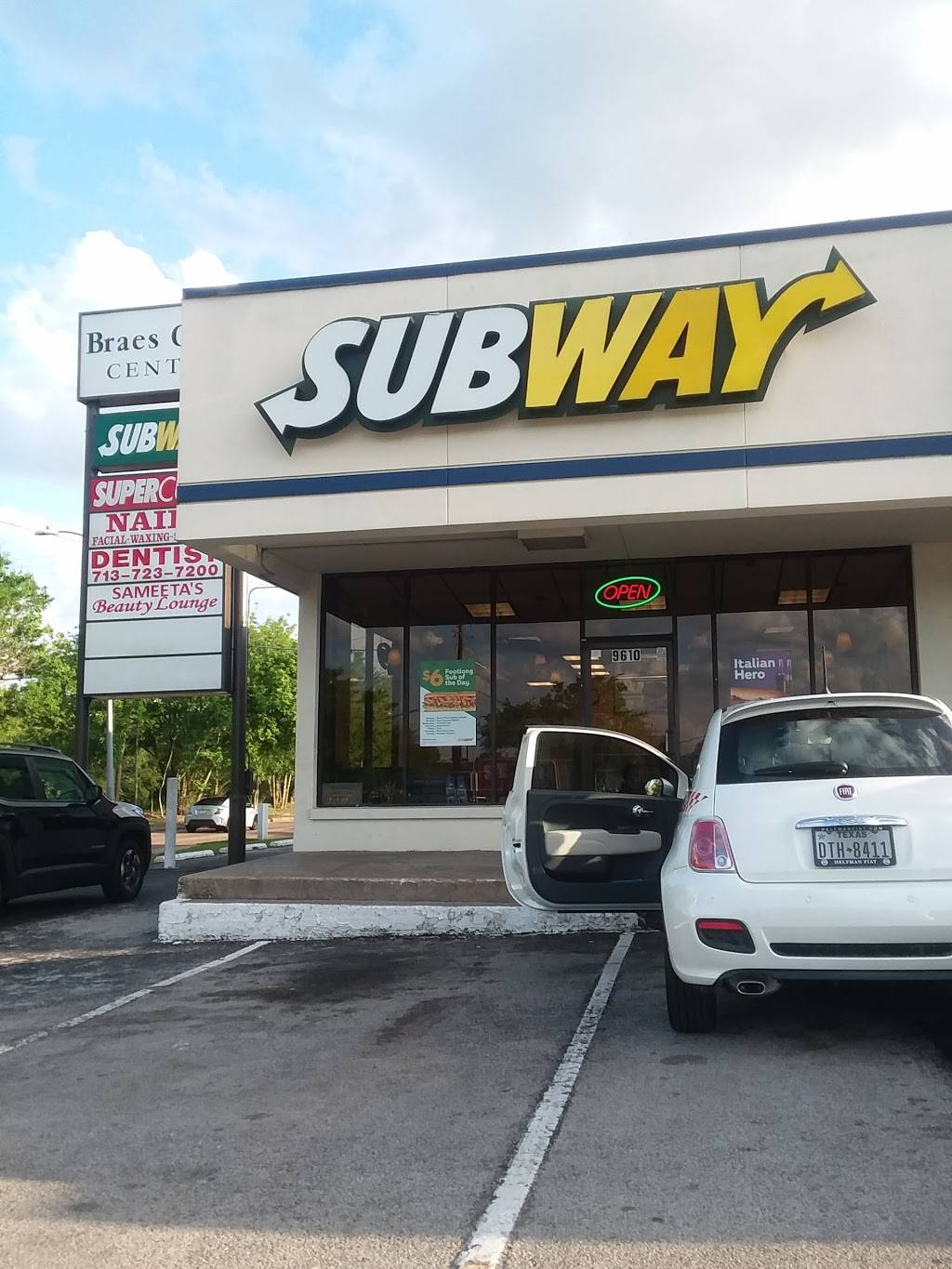 Subway Restaurants | restaurant | 9601B Chimney Rock Rd #1, Houston, TX 77096, USA | 7137260833 OR +1 713-726-0833