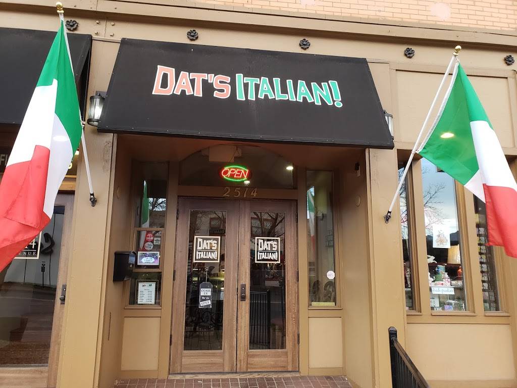 Dats Italian! | restaurant | 2514 W Colorado Ave, Colorado Springs, CO 80904, USA | 7196323287 OR +1 719-632-3287