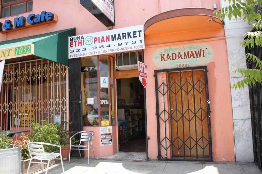 Buna Ethiopian Restaurant & Market | cafe | 1034 S Fairfax Ave, Los Angeles, CA 90019, USA | 3239649731 OR +1 323-964-9731