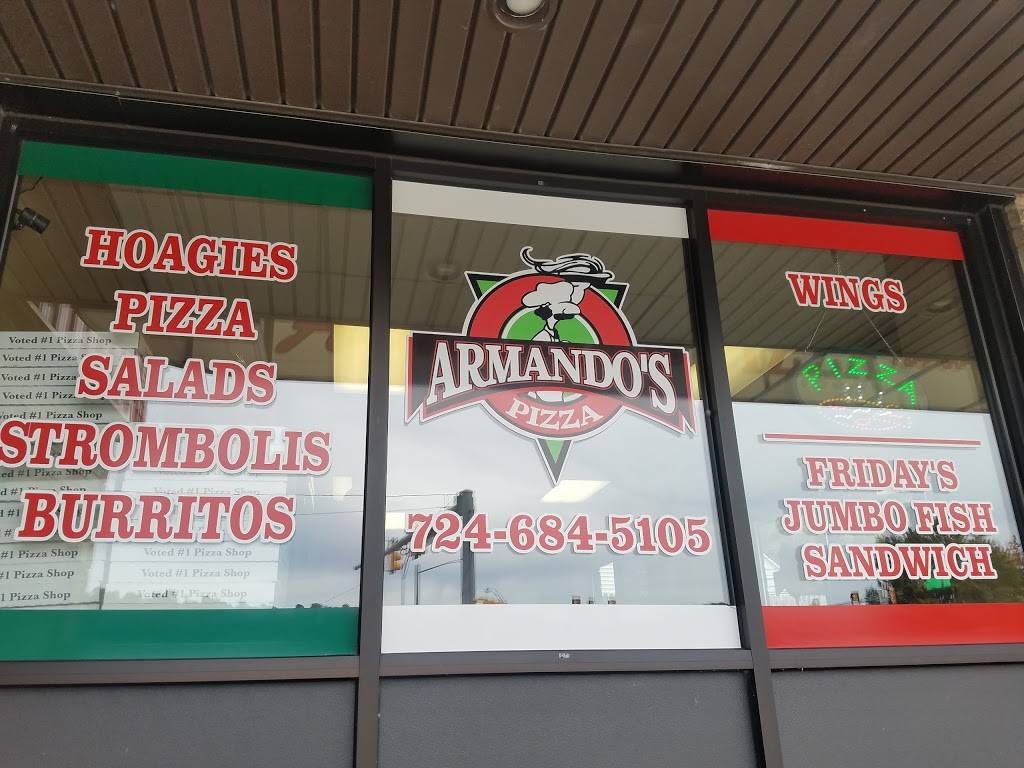 Armandos Pizza | restaurant | 201 Tyrol Blvd, Belle Vernon, PA 15012, USA | 7246845105 OR +1 724-684-5105