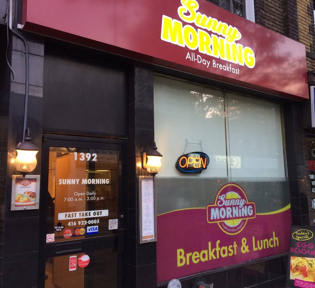 Sunny Morning Breakfast & Lunch | restaurant | 1392 Yonge St, Toronto, ON M4T 1Y5, Canada | 4169220005 OR +1 416-922-0005