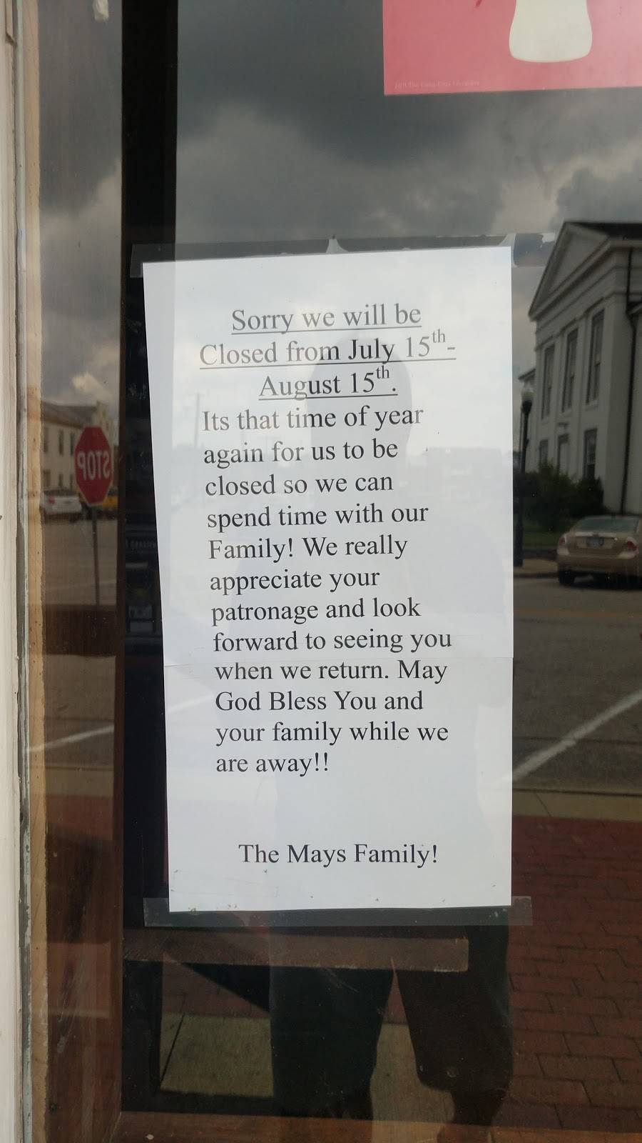 Cherry St Cafe | restaurant | 112 E Cherry St, Georgetown, OH 45121, USA | 9373780130 OR +1 937-378-0130