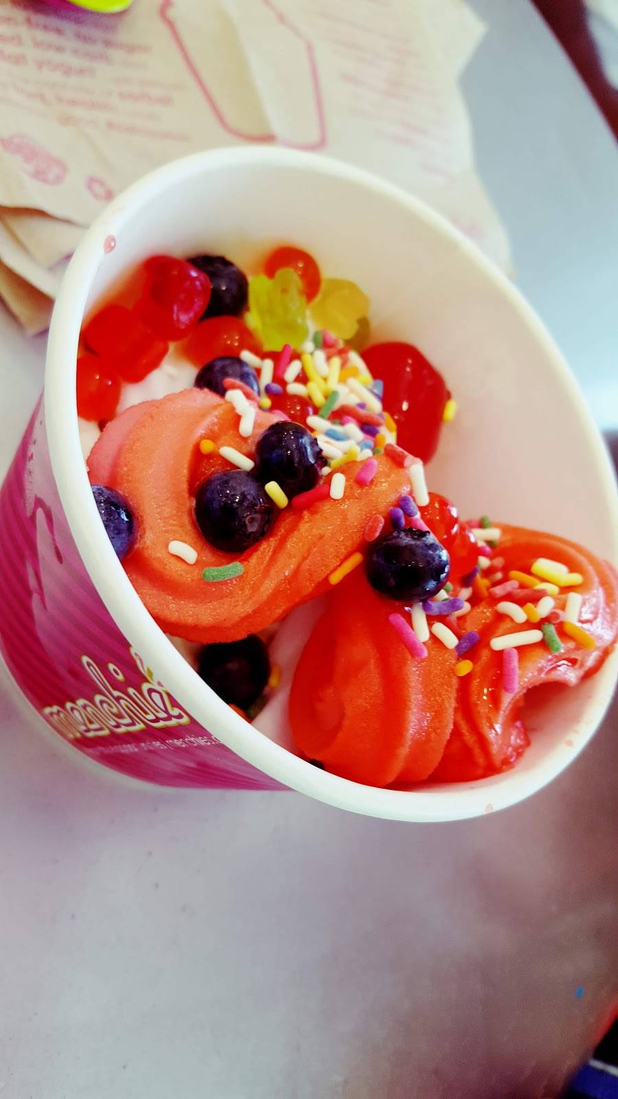 Menchies Frozen Yogurt | bakery | 4740 TX-121 Ste 350, Lewisville, TX 75056, USA | 2146180086 OR +1 214-618-0086