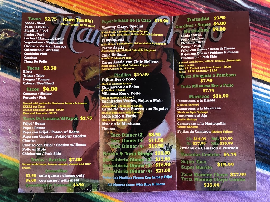 Mammy Chayo Mexican Restaurant | restaurant | 21206 South La Grange Road, Frankfort, IL 60423, USA | 8154648799 OR +1 815-464-8799